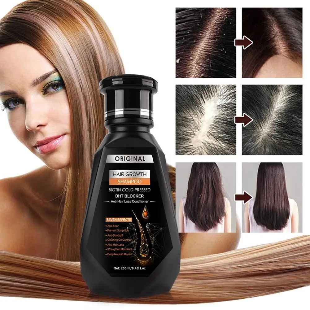 

Ginger Hair Shampoo Professional Hair Scalp Treatment Oil Control Hair Growth Dense Anti Hair Loss Anti Itching 100ML