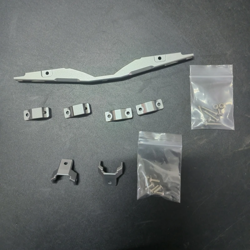 Опоры жесткости передней и задней оси C2 для Capo JKMAX 1/8 scale Jeep Wrangler обновленные