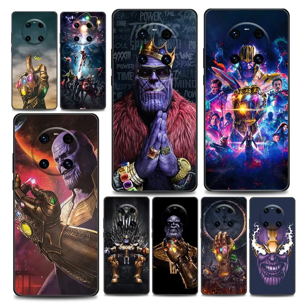 

Thanos hero Aengers Marvel Phone Case for Huawei Y6 Y7 Y9 Y5p Y6p Y8s Y8p Y9a Y7a Mate 50 20 40 Pro RS Soft Silicone
