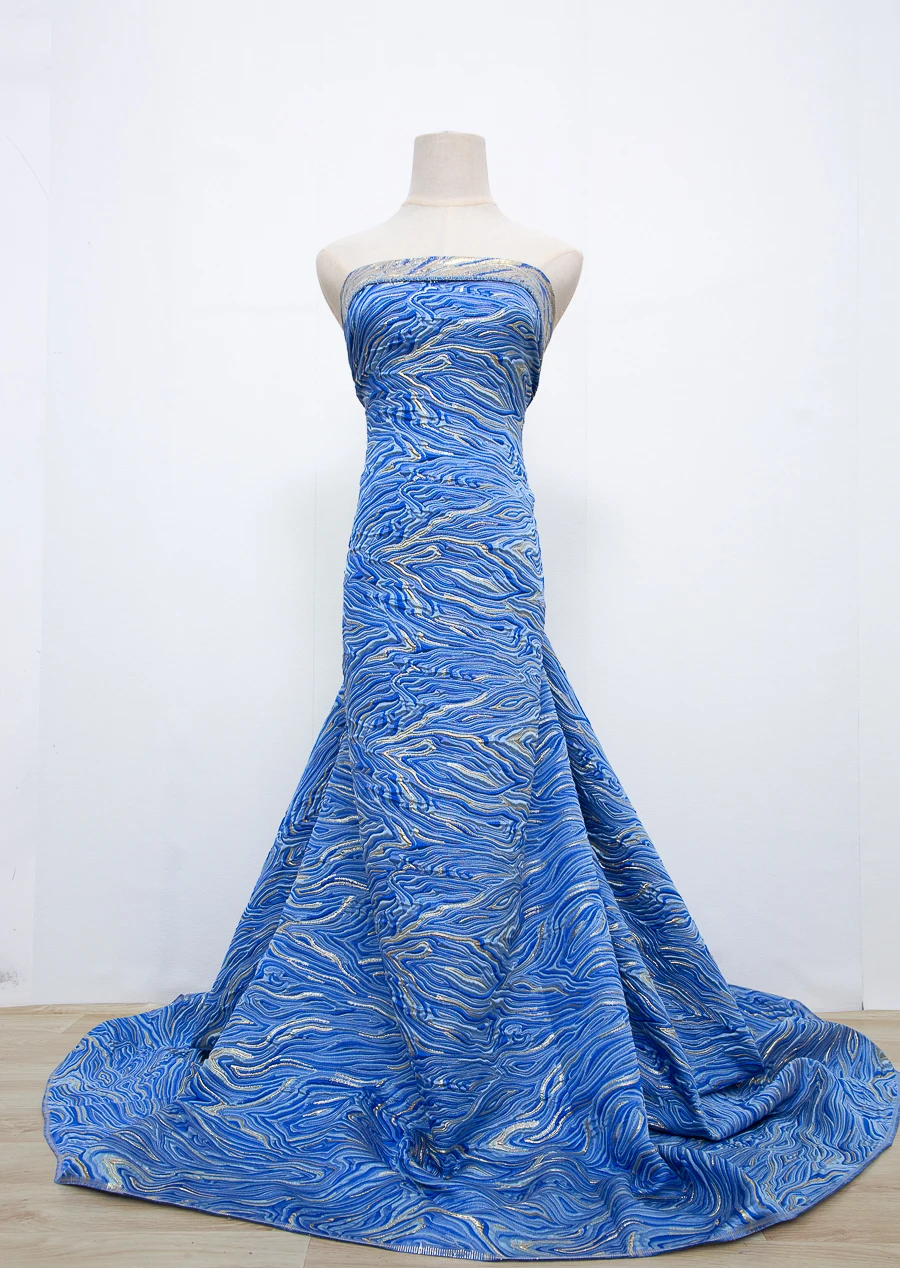 SJD LACA Африканская парчовая кружевная ткань французское дамасское кружево 5 ярдов