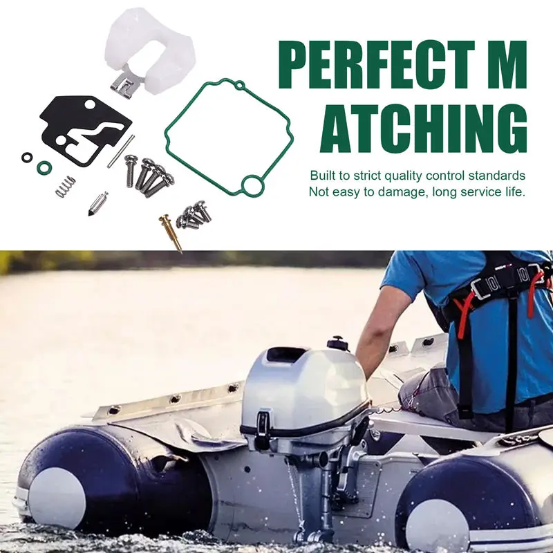 Boat Engine Carburetor Repair Kit 3V1-87122-0 3V1871220 3V1871220M For Tohatsu Nissan Outboard Motor 4-Stroke 8HP 9.8HP