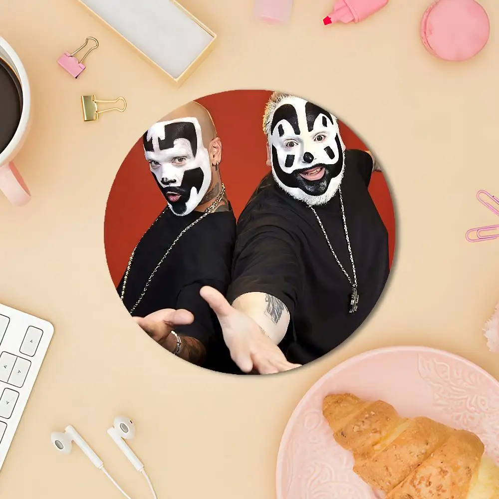 Деревянные подставки под кружки Hip Hop I-Insane Clown Posse ICP, круглые, 10 см, для фанатов косплея, коллекционные, подарки для друзей (art.: 3920d9947cab9) - 3920d9947cab9
