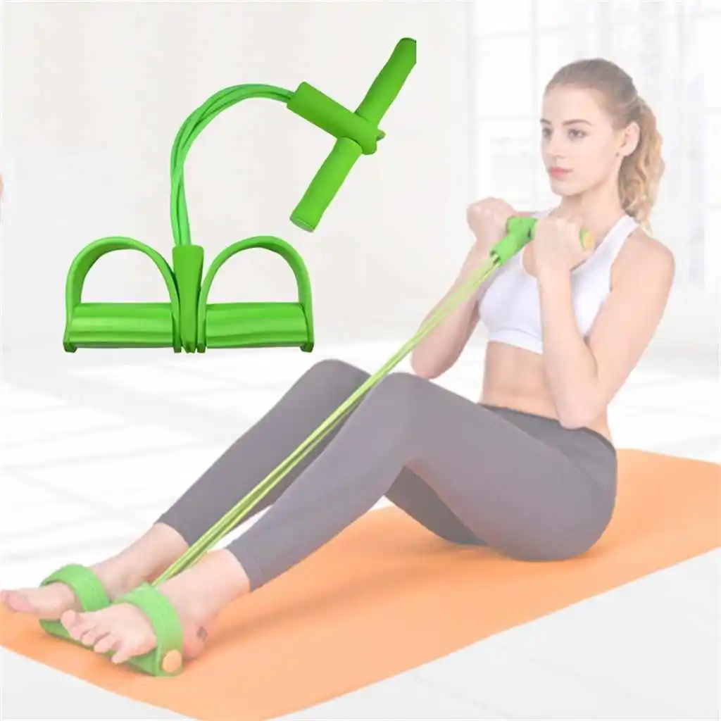 

Pedal Resistance Band Home Gym Sit up Bodybuilding Expander Elastic Pull Rope Fitness Equipment Abdomen Waist Arm Training