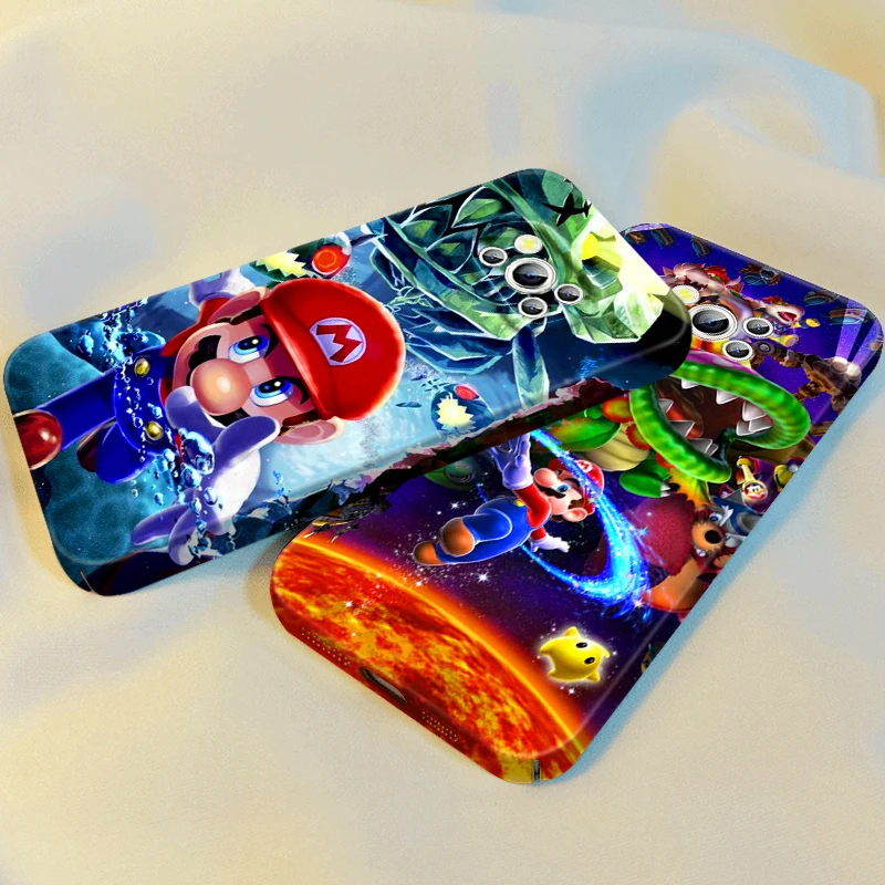

Cute Cartoon Anime Mario Art Film Phone Case For Xiaomi Mi Poco X5 X4 X3 F5 F4 F3 F2 M5S M5 M4 M3 GT Pro 5G Feilin Hard Cover