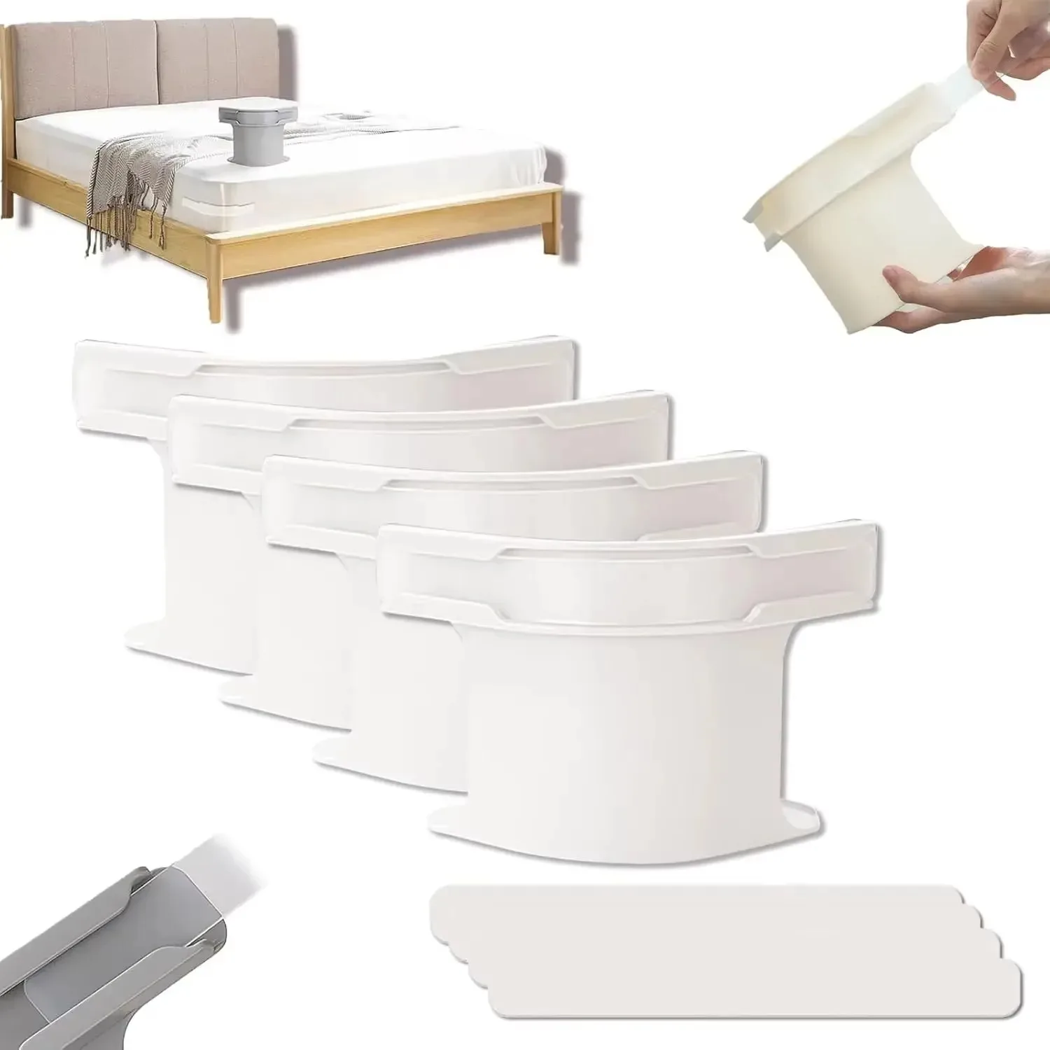 

Пластиковые угловые зажимы для простыней 4/8/12 шт