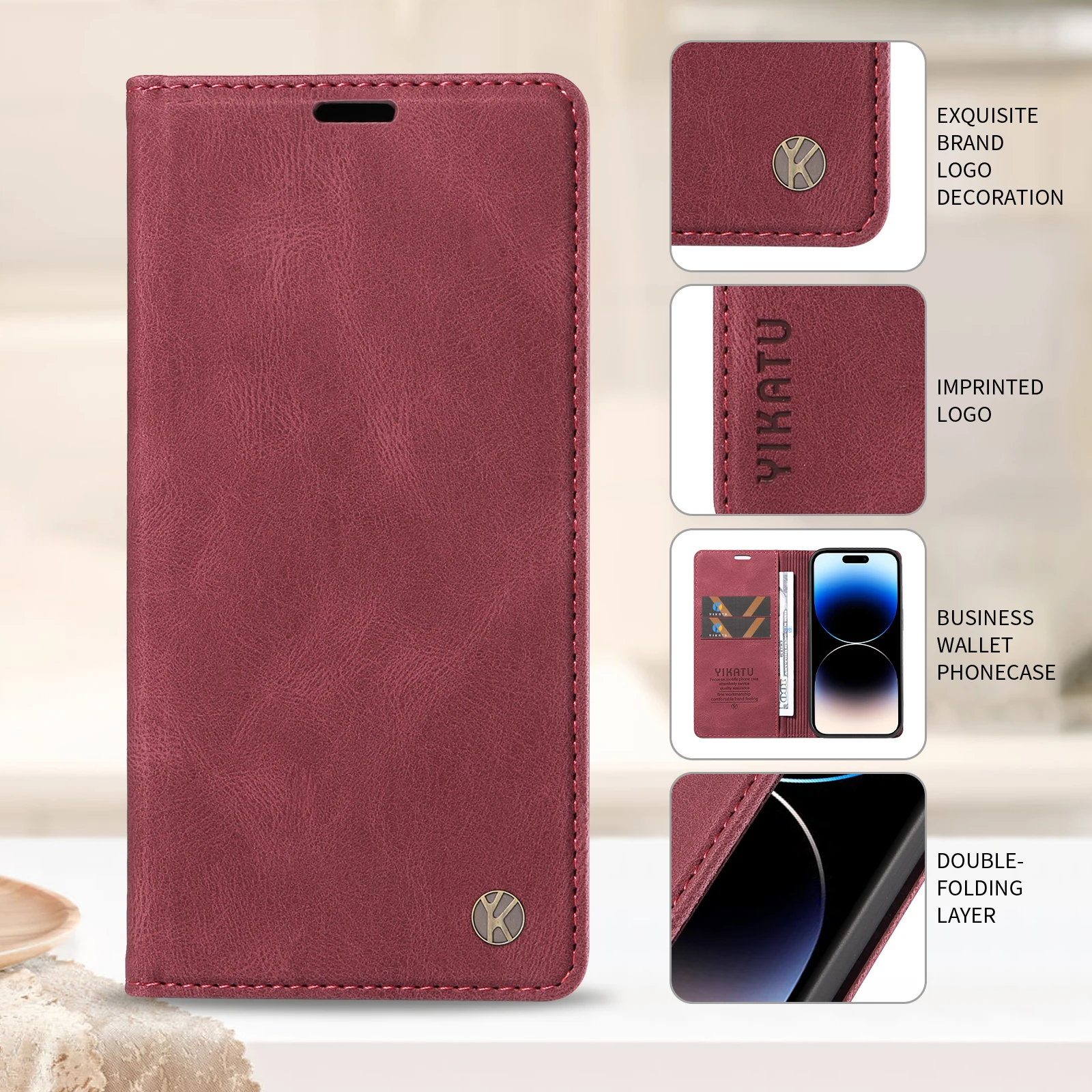 Фото Чехол-кошелек для карт для Xiaomi Redmi 15C 15 5G 14C 4G 13X 13R 13C 13 12C 12 11A 10X 10C 10A 10 Prime 9T 9C 9A Turbo 4 Pro 3 №3