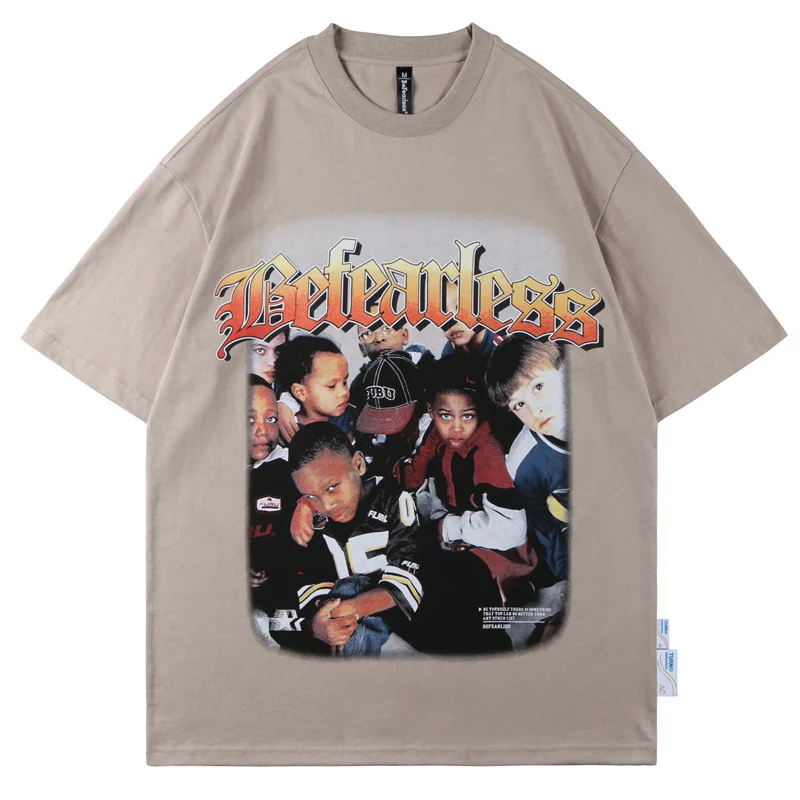 

Men Oversized T Shirt Hip Hop Streetwear Letter Graphic Print Short Sleeve T Shirts Summer Harajuku Vintage Cotton Male Tops