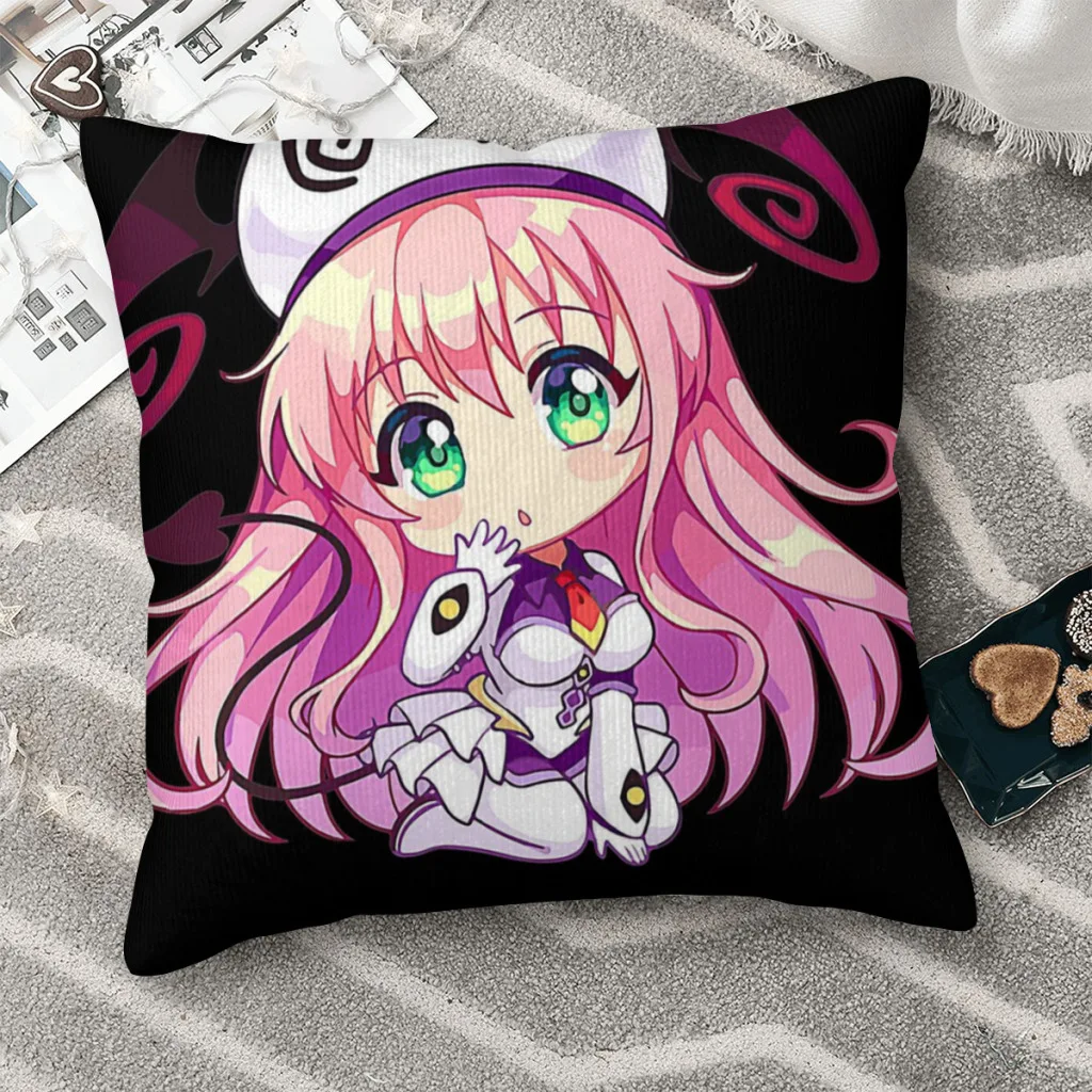 

Наволочка для объятий To Love Ru Lala Satalin Deviluke Chibi, декоративная подушка для рюкзака, гостиной, с принтом «сделай сам»