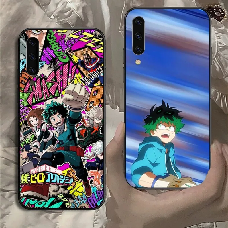 Чехол для телефона My Hero Академия Izuku Deku для Samsung Note 9 10 20 Plus Pro Ultra J6 J5 J7 J8, мягкий черный чехол для телефона