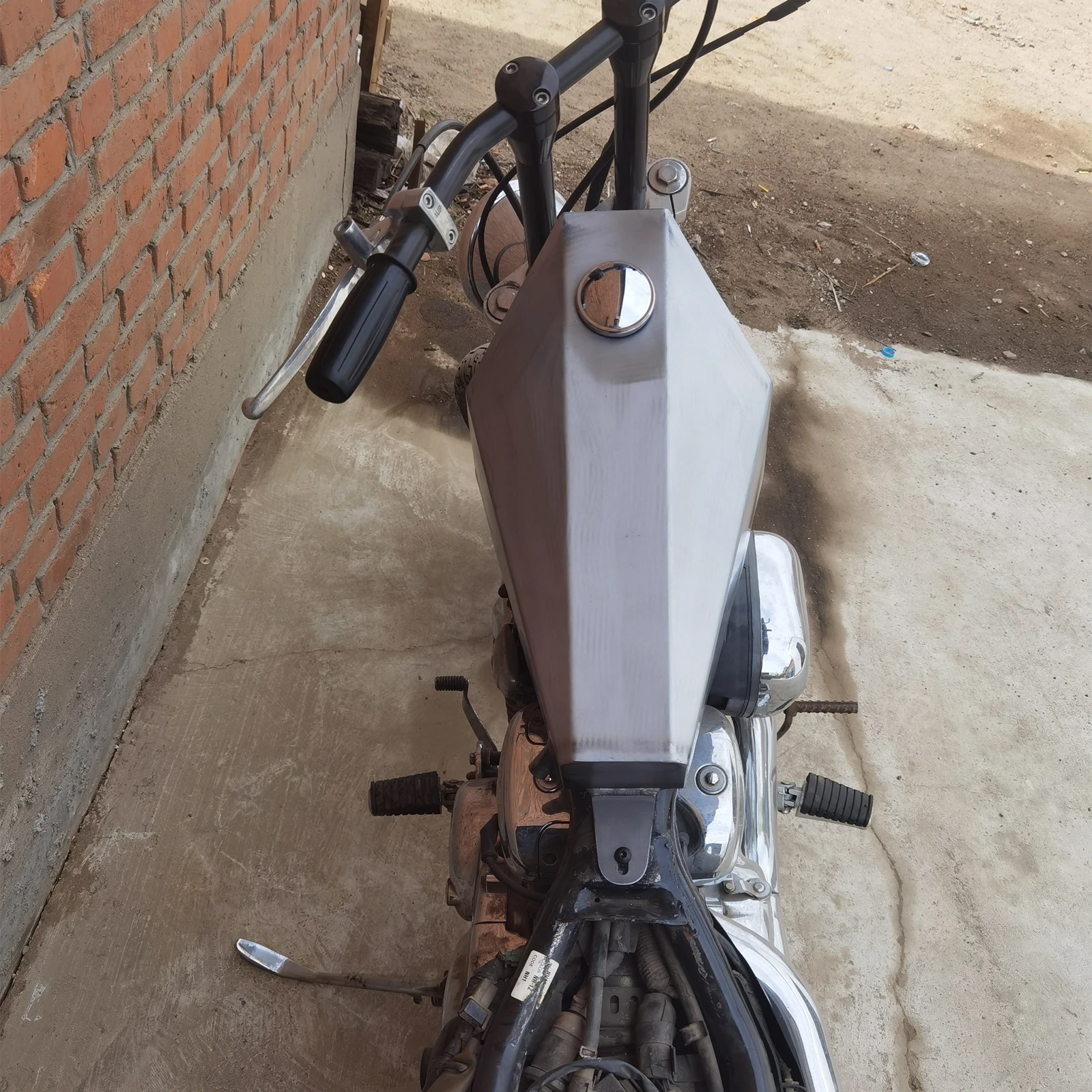 Бензиновый бензиновый топливный бак для мотоцикла Honda Steed 12 л