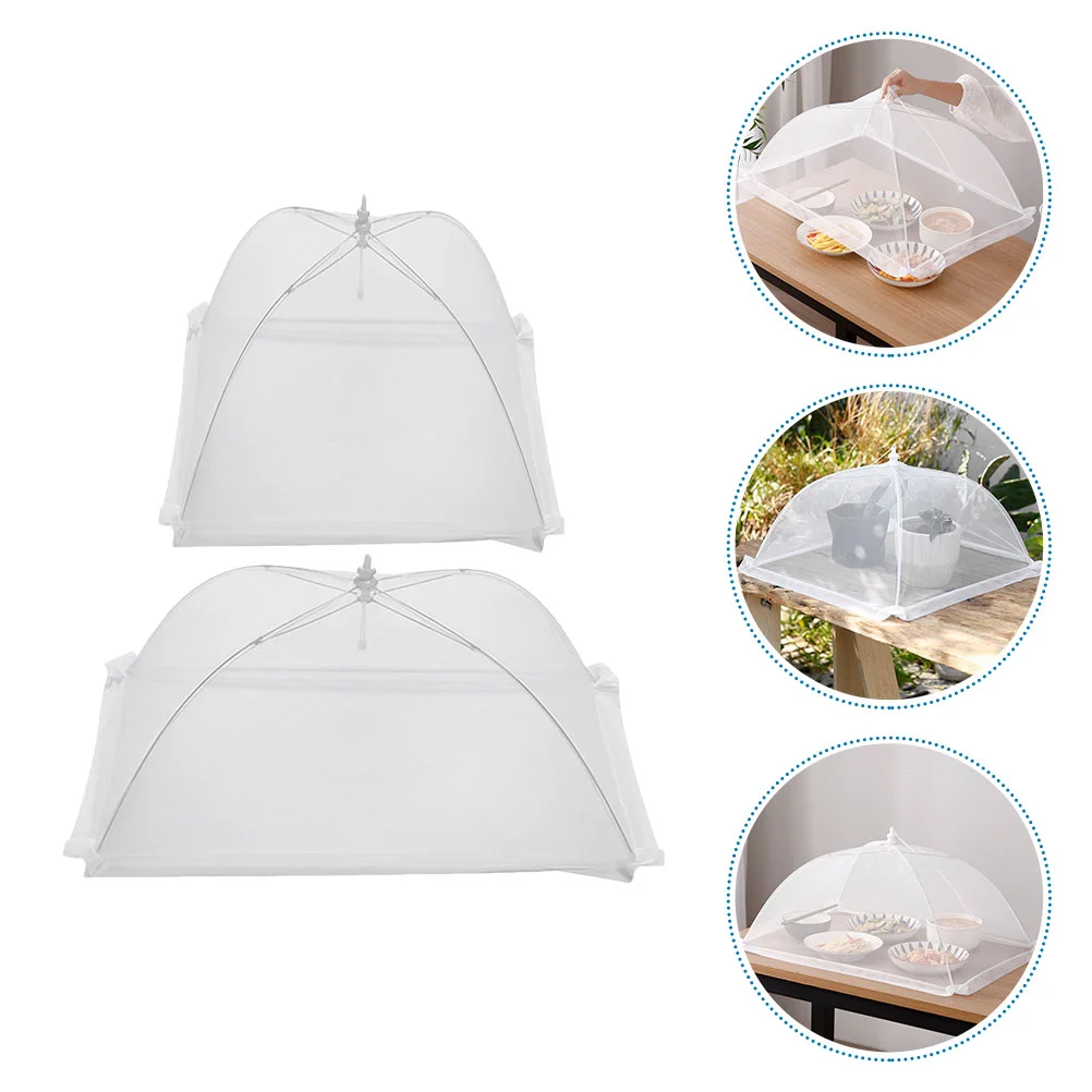 

2pcs Mesh Food Cover Food Cover Food Protecting Cover Multifunctional Food Cover Food Tent for Kitchen Home Outdoor Restaurant