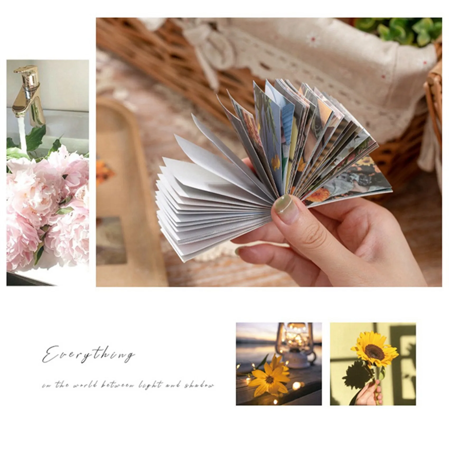 

300Pcs Ins Decor Materials Stickers Mini Book Collage Diary DIY Scrapbooking School Supplies Craft Washi Stickers