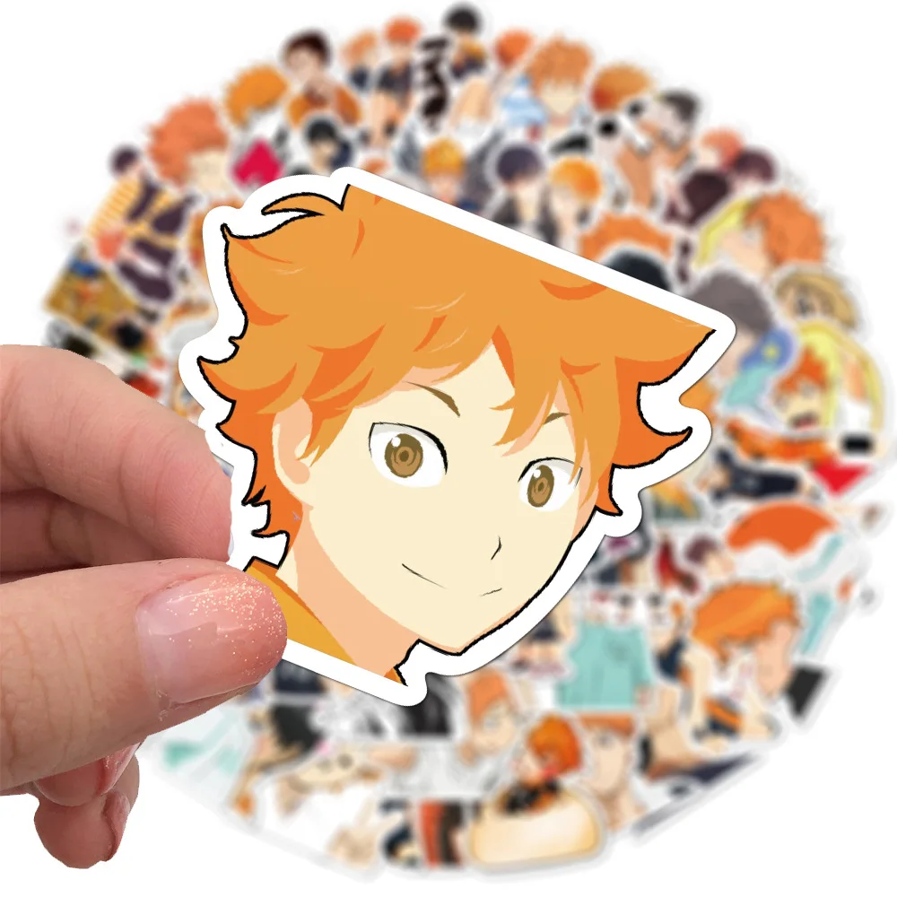 

100pcs Haikyuu!! Graffiti Stickers Volleyball Japanese Anime For Suitcase Laptop Luggage Motorcycle Phone Skateboard Car