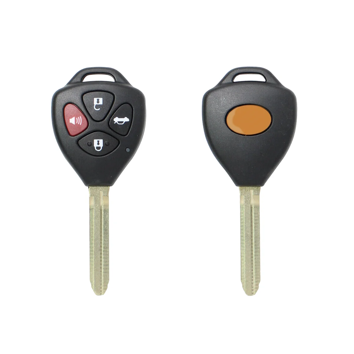 

Универсальный проводной дистанционный ключ Xhorse XKTO02EN, брелок с 4 кнопками для Toyota Style, для VVDI ключей, 10 шт./партия