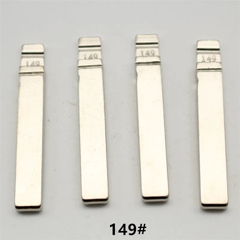 

VVDI OEM 10 шт. 149 # металлический необработанный флип KD полотно дистанционного ключа для Vw Golf Mid слот