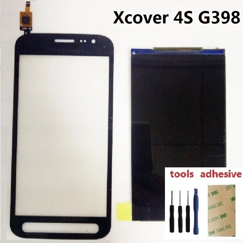 Для Samsung Galaxy Xcover 4S LCD дисплей монитор сенсорный датчик дигитайзера + клей