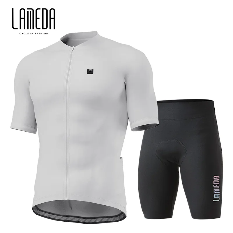 

LAMEDA summer new quick drying breathable cycling clothes men's short sleeve suit road mountain bike sports suit