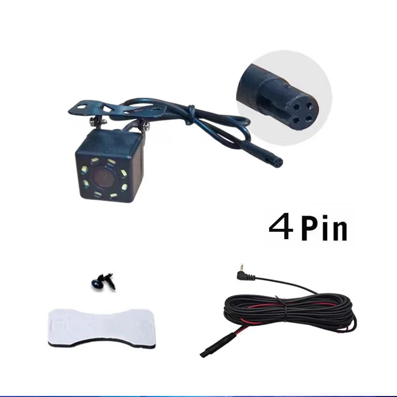 4-core 8-lamp Infrared Hd Car Image Rear Lens Hd Waterproof Shockproof Rear View