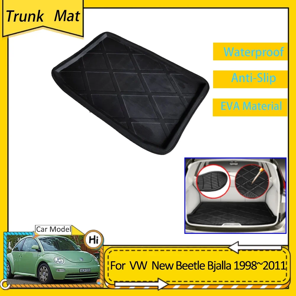 Коврик для багажника автомобиля Volkswagen VW New Beetle Bjalla 1998 ~ 2011 грузоподъемность