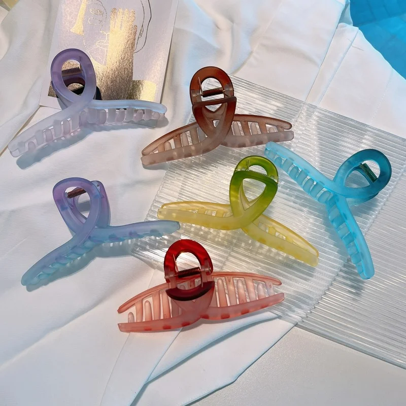 

Корейское ins ~ темпераментная покраска для волос, захватывающая заднюю часть головы, Универсальная Повязка На зажим, ювелирные изделия