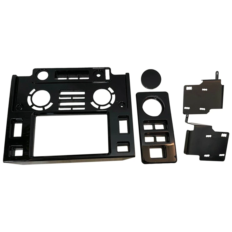 

2Din Car Center Console Dash Board Nav Head Unit For Land Rover Defender 90 110 Front Central Dashboard Cover Frame