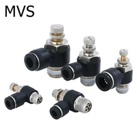 sl4 m5 sl6 sl8 pneumatic adjustment switch cylinder speed control valve guick air connector fittings