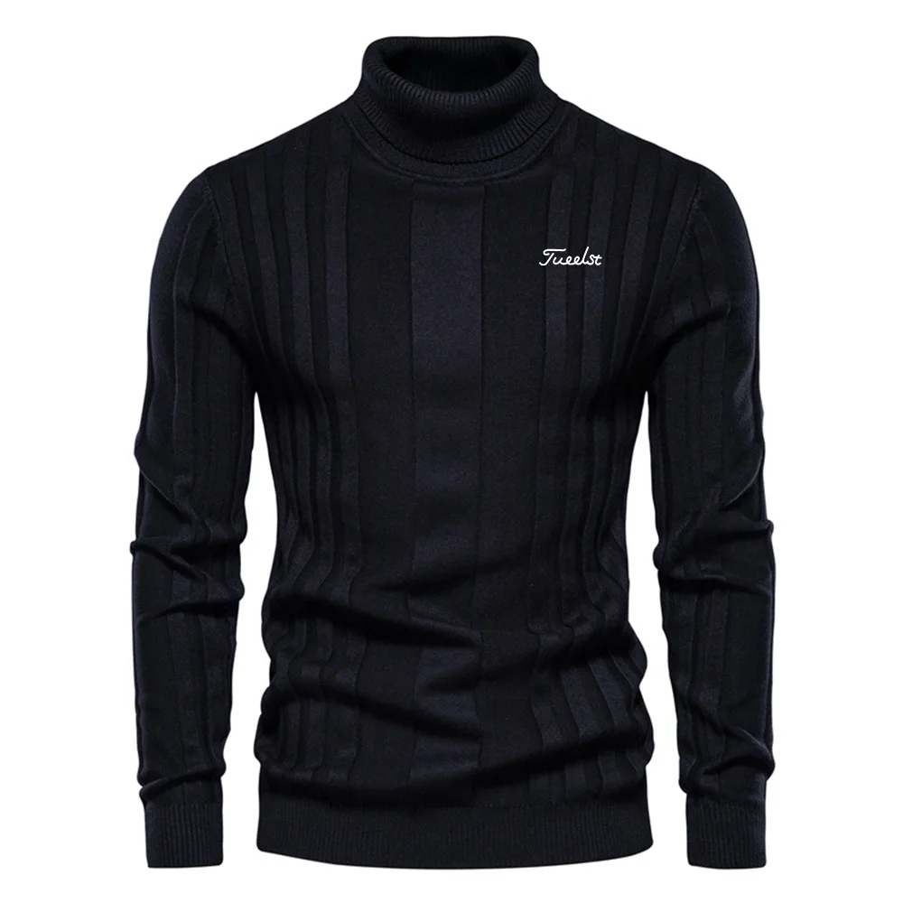 

Одежда для гольфа Новинка Осень/Зима Мужской Гольф свитер модный вязаный свитер с высоким воротником куртка Бесплатная доставка