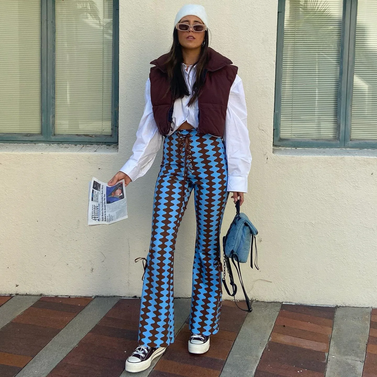 Lapel Collar Sleeveless Hundred Short Vest Female Autumn and Winter New Zipper Warm Fashion Casual Short Jacket