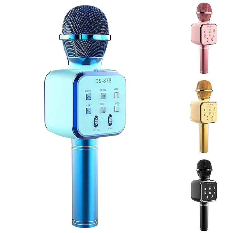 

Wireless Microphone Karaoke Portable Microphone for Singing KTV Party Children'S Gifts