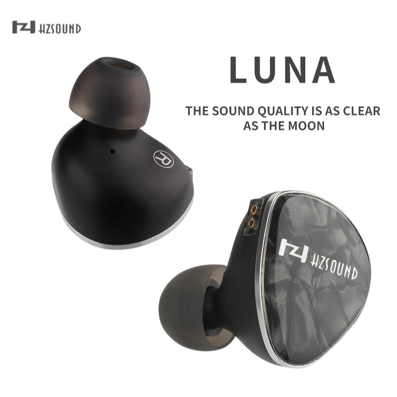 Наушники-вкладыши HZSOUND LUNA HiFi с 2 разъемами 0 78/3 5 мм