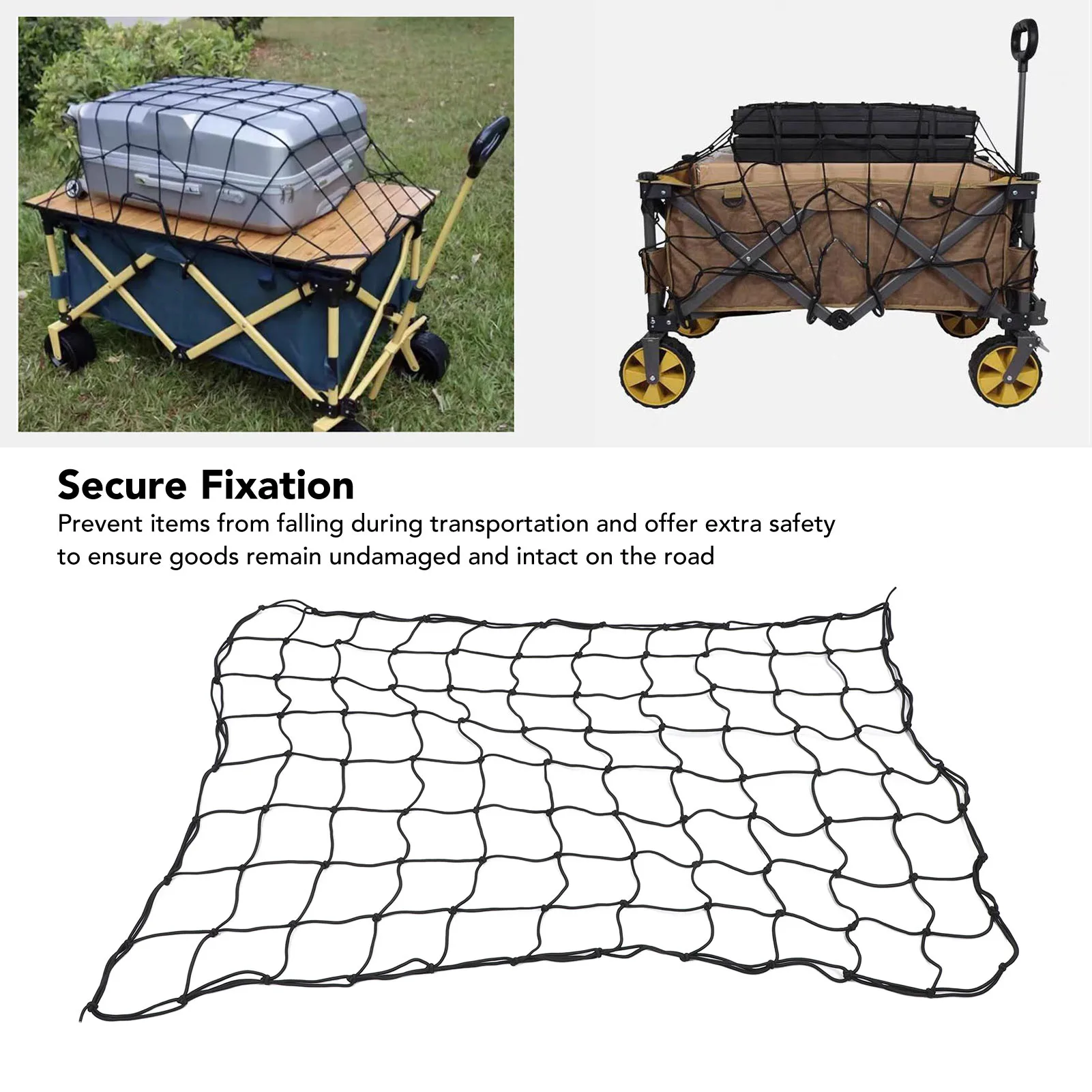 Грузовая сетка нейлоновая прочная универсальная сверхмощная сетка-органайзер
