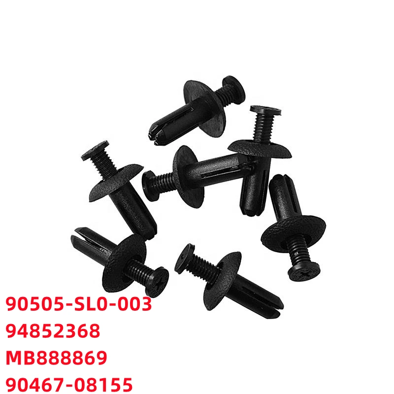 100 шт., автомобильные пластиковые зажимы для панели двери автомобиля, автомобильный крепеж 90505-SL0-003 94852368 mb8869 90467-08155 C23