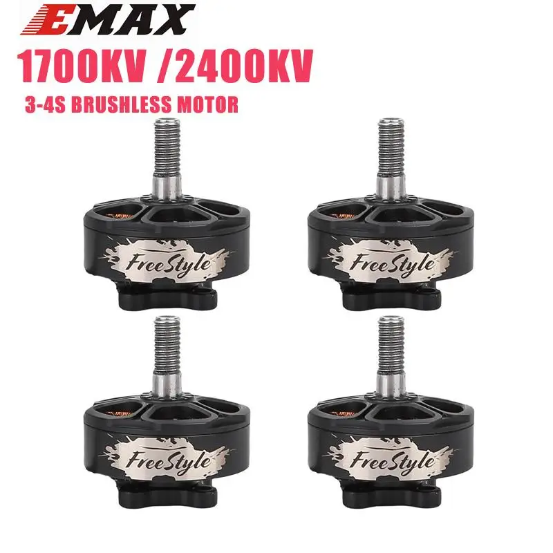 1/4 шт. Emax Freestyle FS2306 1700 кв 3-6S / 2400 кв 3-4S бесщеточный двигатель для дрона с дистанционным управлением FPV гоночные запасные части аксессуары
