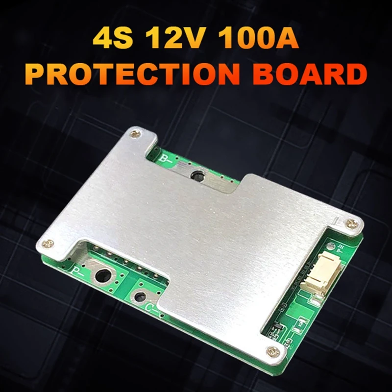 

4S 12V 100A Lifepo4 Lithium Battery Protection Board With Power Battery Balance/Enhance BMS PCB Protection Board