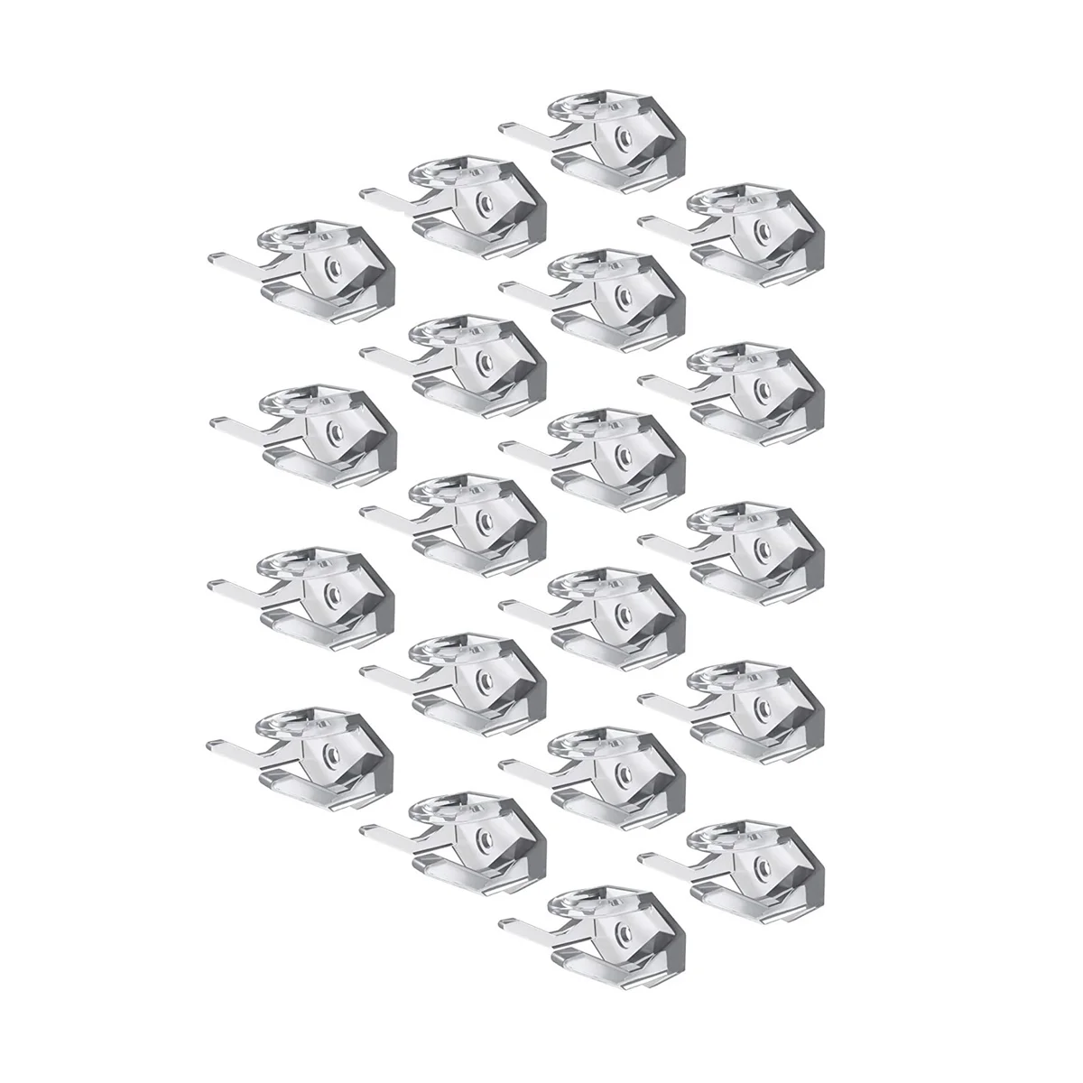 

20PCS Adhesive Hat Hooks for Wall Hat Rack for Baseball Minimalist Hat Display Strong Hold Hat Hangers for Wall,Silver