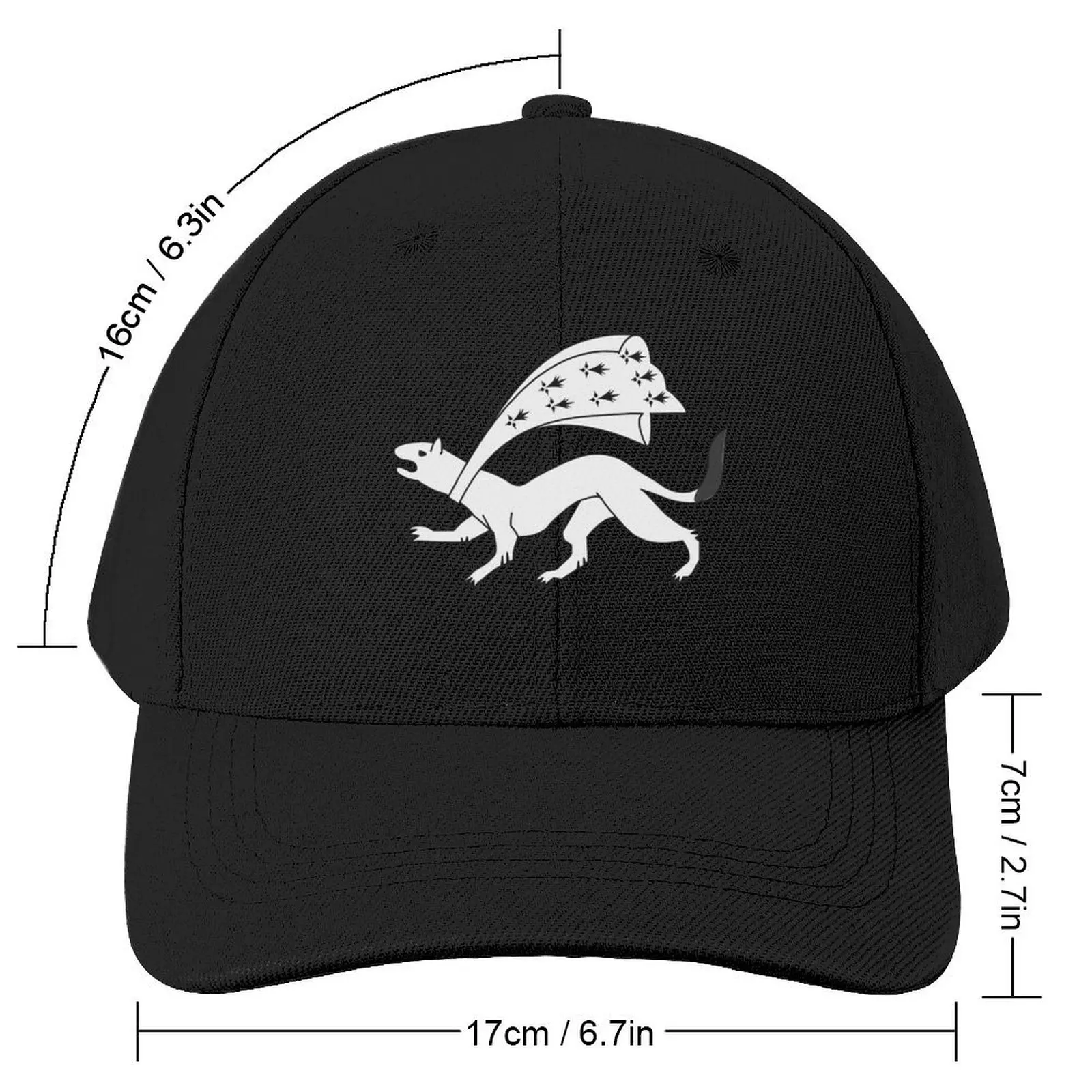 Флаг Breton Hermine Bretagne Brittany эмблема символ темно-серого цвета специальный набор из 3