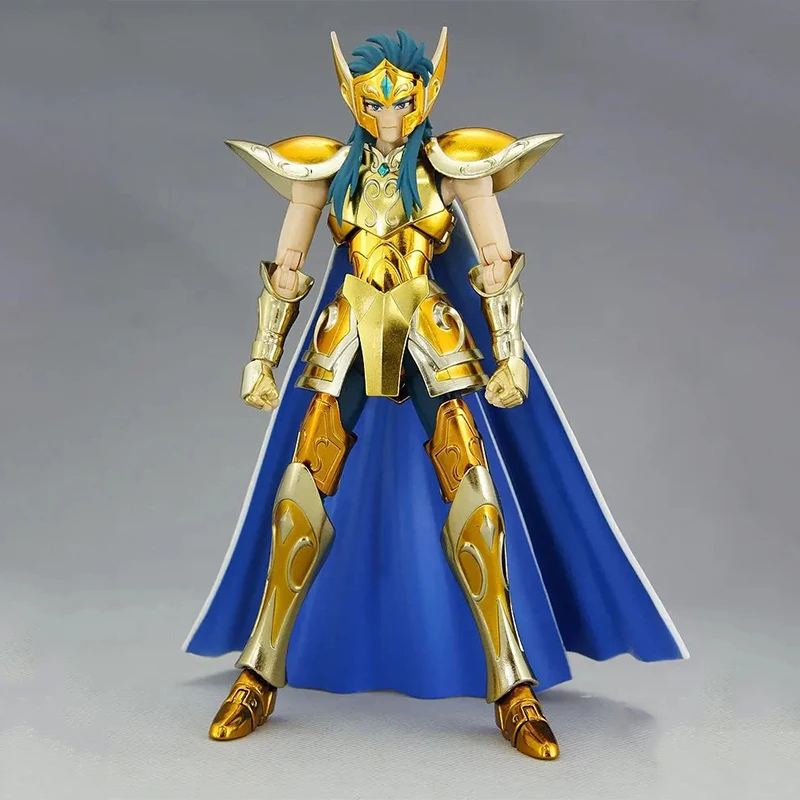 

CS Model Saint Seiya Myth Cloth EX Aquarius Camus With Hyoga Cygnus Head Gold 24K OCE Knights of the Zodiac Action Figure