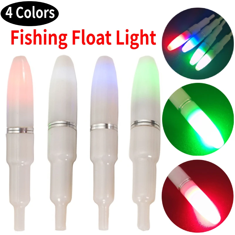 

1pcs Waterproof Electronic Fishing Float Light Stick Electric Lure Battery Operated LED Luminous Float Night Fishing Rod Light