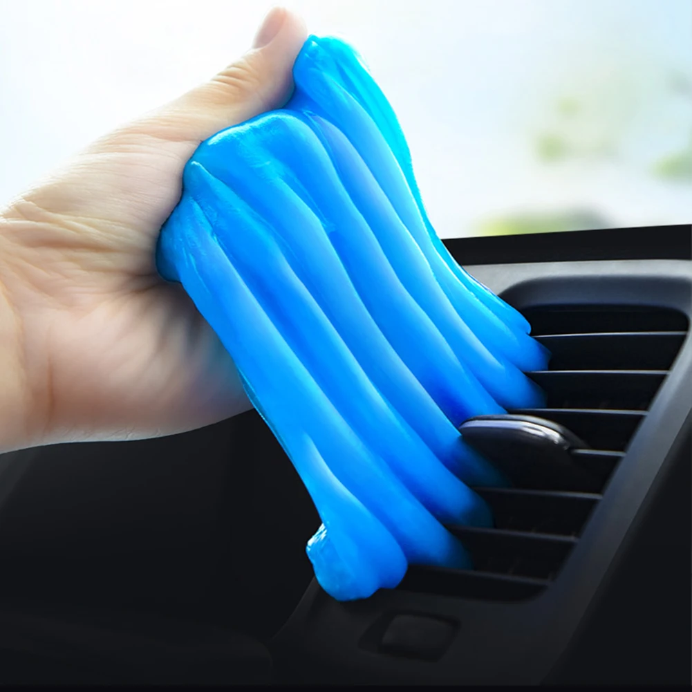 

160g Car Cleaning Gel Car Wash Slime For Cleaning Machine Magic Cleaner Dust Remover Gel Auto Pad Glue Powder Clean Tool