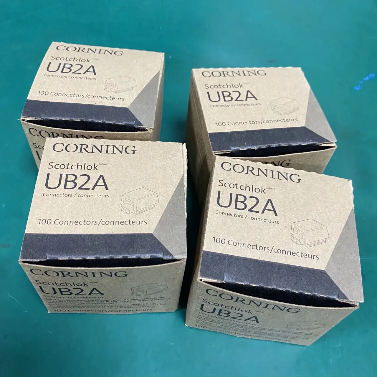 Original 100PCS 3M (CORNING ) Scotchlok UB2A K4 Wiring Subnet Wire Telephone Wire Crimp Terminal Fast Connector 0.4-0.9mm