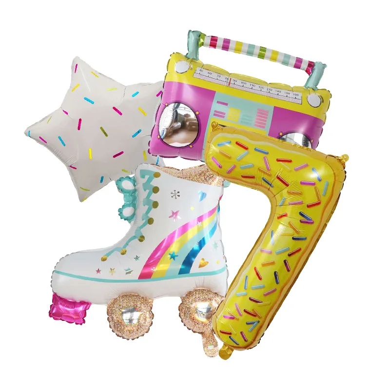 

Набор из 4 фольгированных шаров в виде роликовых коньков Disney