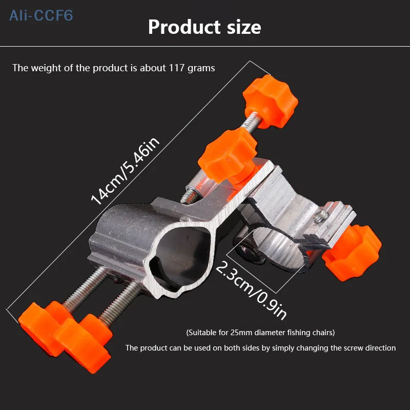 Держатель удочки крепление для стула держатель из алюминиевого сплава