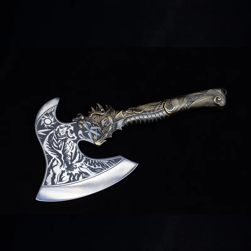 Нож топорик пружинное лезвие из стали ручка сплава кованый кухонный нож Longquan для