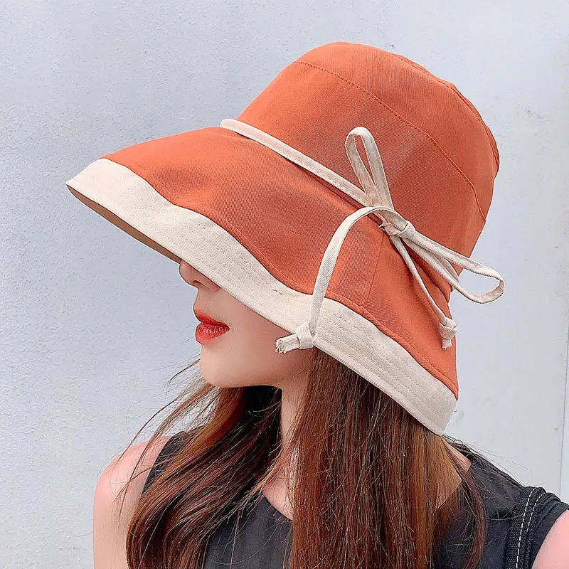 

Панама женская с козырьком от солнца, модная пляжная складная шляпа с широкими полями, для отдыха на открытом воздухе, UPF50 +, летняя