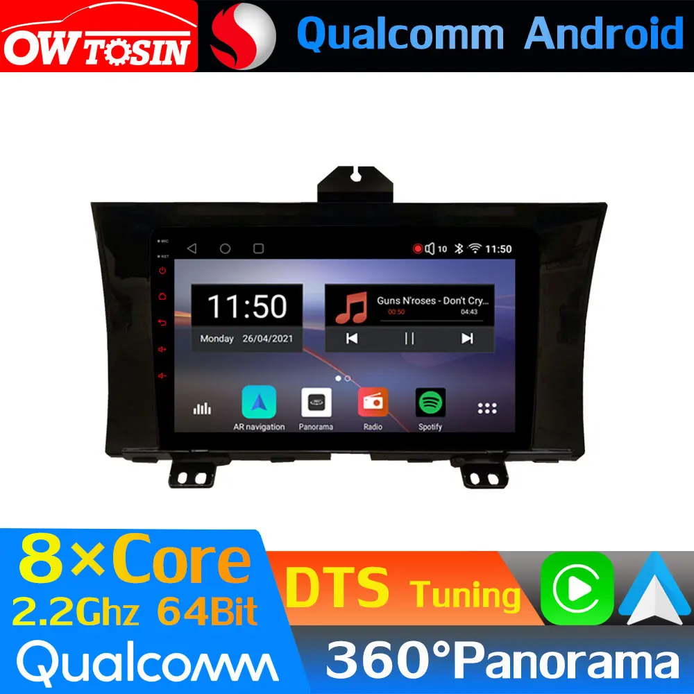 Восьмиядерный автомобильный медиа Qualcomm Android для Honda Elysion 1 RR 2012-2015 GPS 360 камера радио