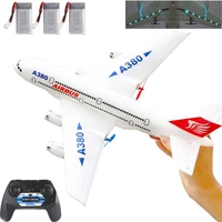 airbus a380 boeing 747 rc airplane remote control toy 2 4g fixed wing plane gyro outdoor aircraft model with motor children gift