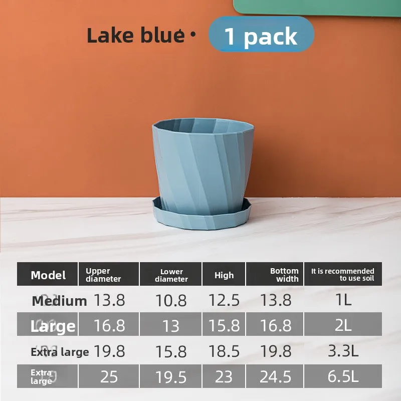 

Большой пластиковый цветочный горшок для суккулентов