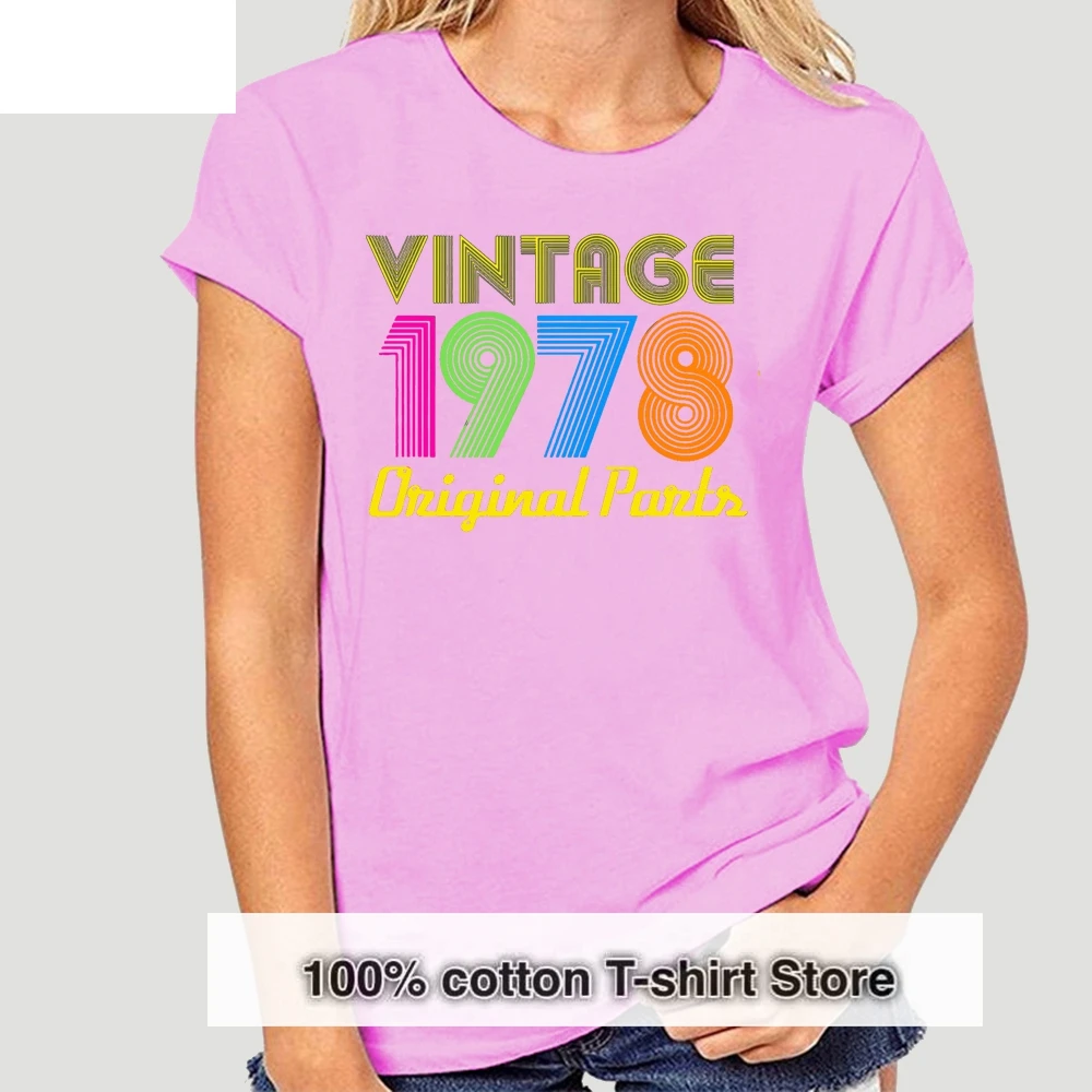 

Vintage 1978 40th Birthday Shirt 40 Yrs Years Old Tee Women-0676A
