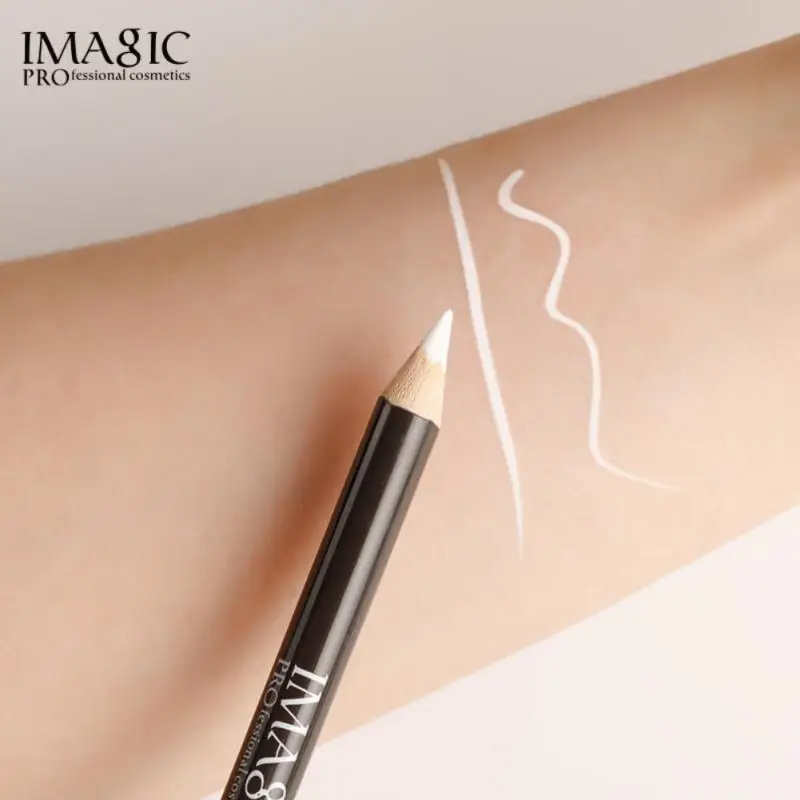 

1pc White Line Eyeliner Pencil Sharpener Cosmetic Tool Waterproof Lasting Non Smudge Lying Silkworm Eyeliner Women Beauty Makeup