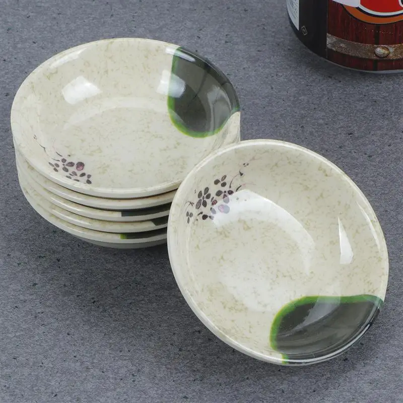 

Mini Bowls Dishes Soy Plate Dish Sauce Bowl Dipping Seasoning Melamine Condiment Sushi Appetizer Serving Wasabi Vinegar Ketchup